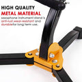 Portable Foldable Alto and Tenor Saxophone Stand Non Slip for Music Practice - view 5