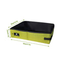 Portable Foldable Cat Litter Box Green Travel Toilet for Cars and Camping - view 3
