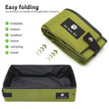 Portable Foldable Cat Litter Box Green Travel Toilet for Cars and Camping - view 4