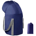 Portable Foldable Foot Soaking Bucket with Zip Lid - Navy