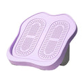 Portable Folding Calf Stretch Board with 9 Angle Settings - Light Purple
