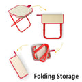 Portable Folding Camping Stool Outdoor Bench with Carry Bag - Medium 26 x 23 x 26 cm - view 5