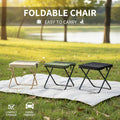 Portable Folding Camping Stool with Side Pocket - Green - view 2