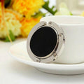 Portable Folding Handbag Hook, Silver Zinc Alloy Table Bag Hanger - view 4