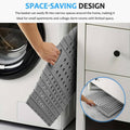 Portable Folding Laundry Basket with Handles for Clothes and Toys - Grey - view 5