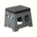 Portable Folding Outdoor Travel Toilet for Camping and Hiking - Grey