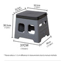 Portable Folding Outdoor Travel Toilet for Camping and Hiking - Grey - view 4