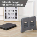 Portable Folding Outdoor Travel Toilet for Camping and Hiking - Grey - view 5