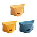 Portable Folding Stool for Camping and Fishing - Yellow, Large (25 cm High) - view 3