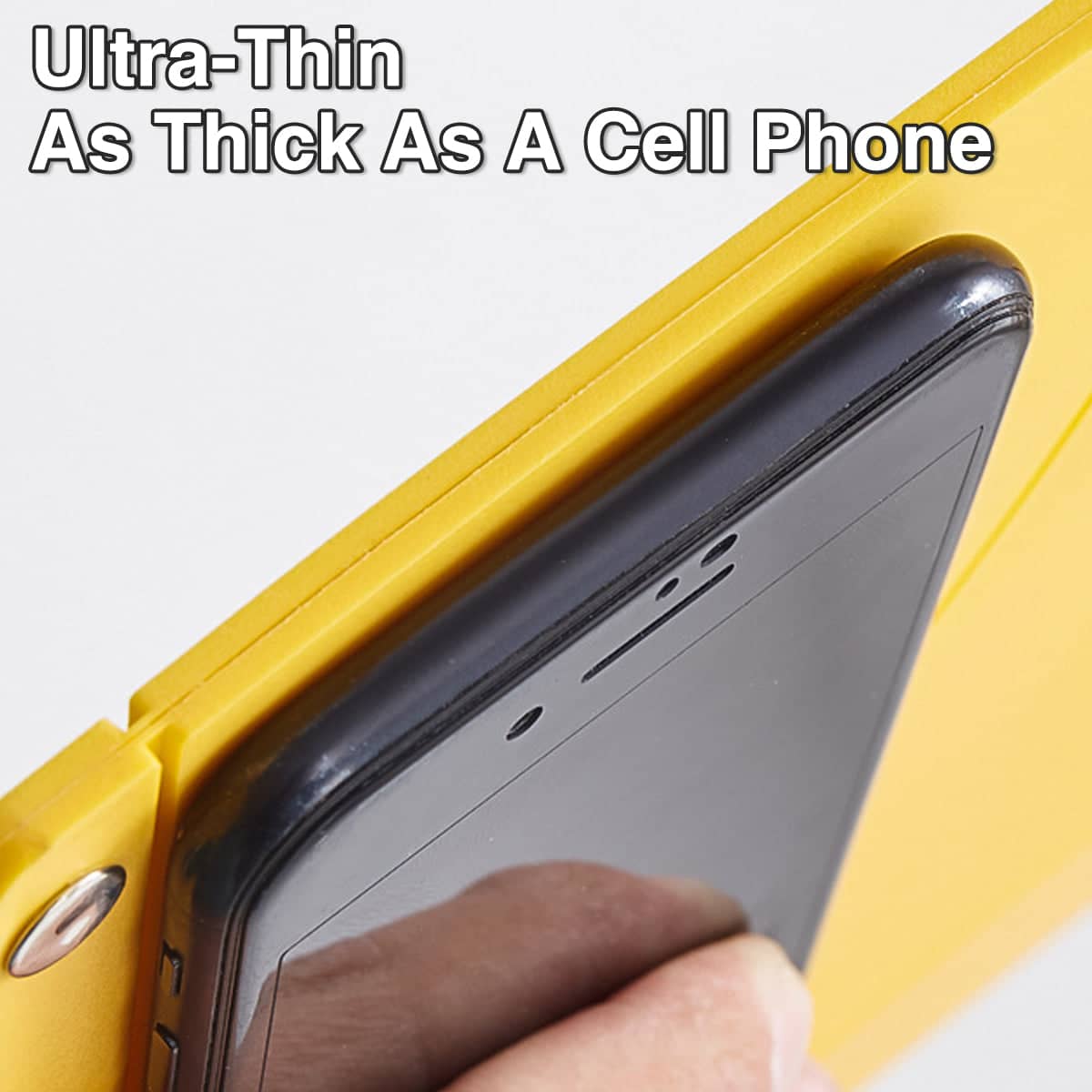 Portable Folding Stool for Camping and Fishing - Yellow, Small (19 cm High) - view 5