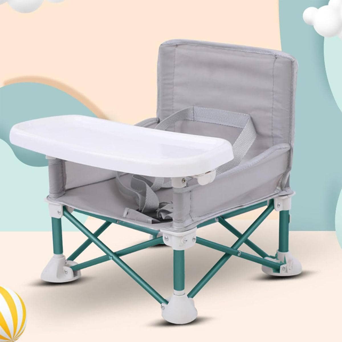 Portable Folding Toddler Dining Chair for Travel and Camping - view 5