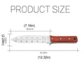 Portable Garden Weeding Knife Spade Transplant Hand Tool with Leather Case - view 3