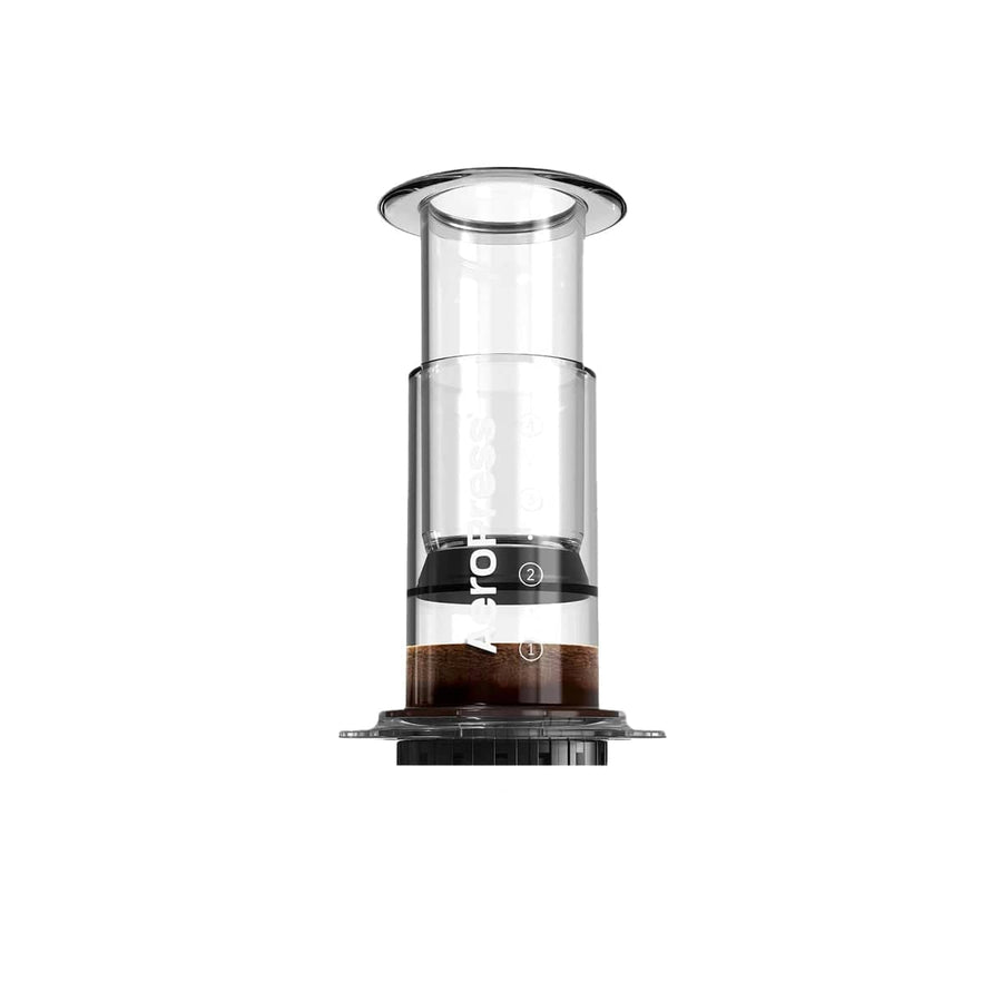 Portable Hand Press Coffee Maker, 1-4 Cups - Clear PC