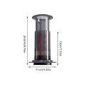 Portable Hand Press Coffee Maker, 1-4 Cups - Clear PC - view 4