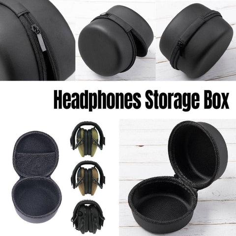 Portable Headphone Organiser Case, EVA Data Cable and Earphone Travel Holder