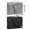 Portable Laptop Shoulder Bag, Oxford Cloth - Black - view 4