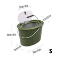 Portable Live Fish Bucket with Ventilated Lid - Small (Base 26 x 16 cm) - view 4