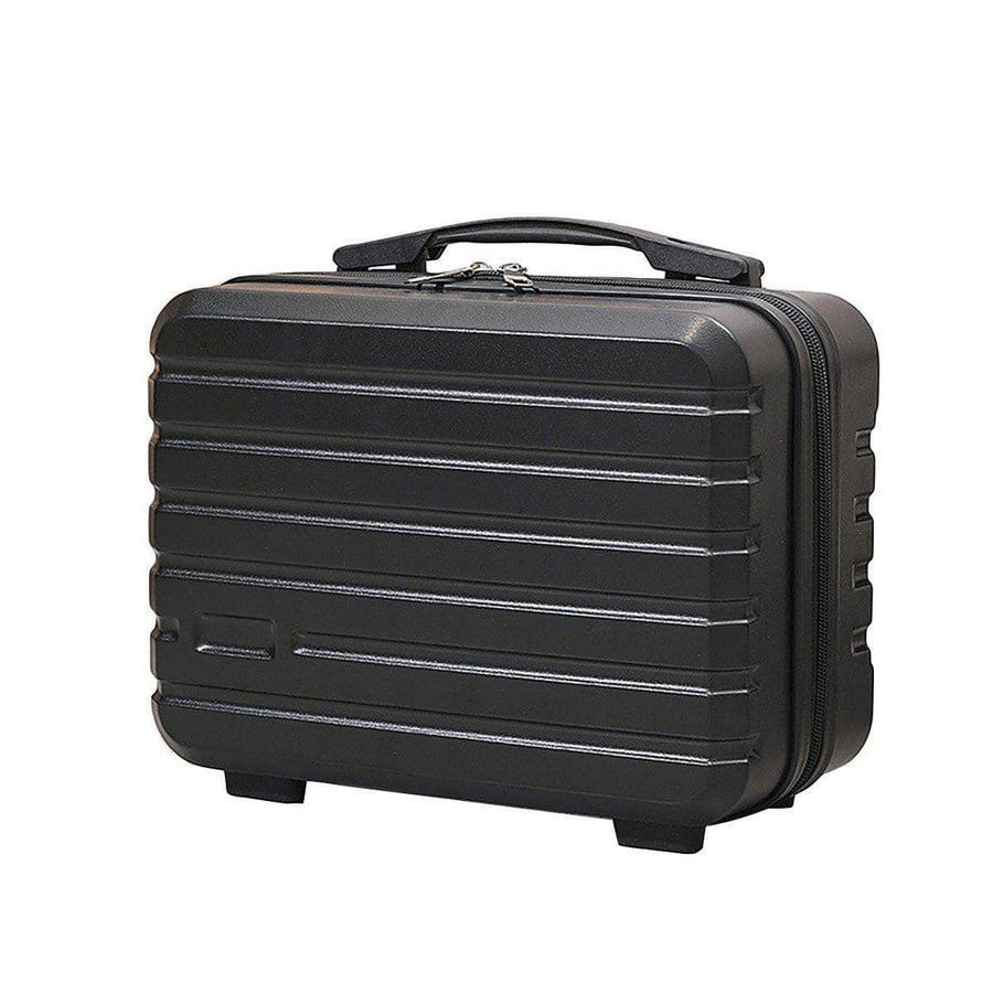 Portable Mini Suitcase Storage Box for Makeup and Travel - Black