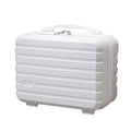 Portable Mini Suitcase Storage Box for Makeup and Travel - White