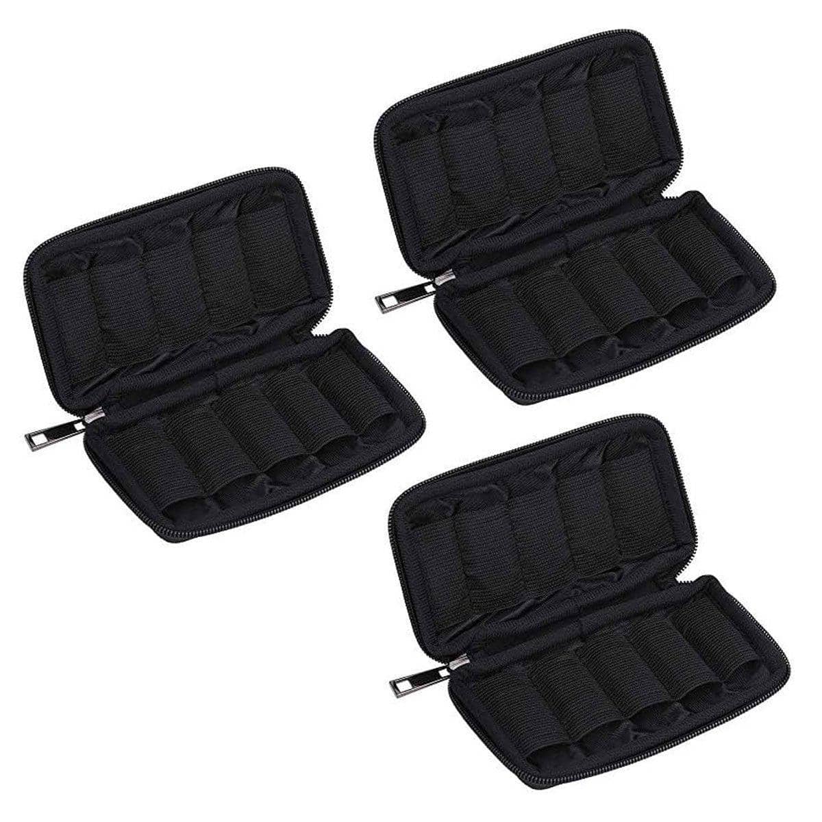 Portable Neoprene USB Flash Drive Storage Case - Black, Pack of 3 - view 2