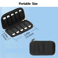 Portable Neoprene USB Flash Drive Storage Case - Black, Pack of 3 - view 3
