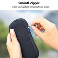 Portable Neoprene USB Flash Drive Storage Case - Black, Pack of 3 - view 5