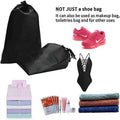 Portable Non Woven Shoe Bag Drawstring Travel Pouch 29 x 36 cm, Pack of 5 - view 4
