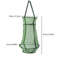 Portable Nylon Mesh Fishing Net Basket for Fish and Crabs - view 3
