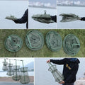 Portable Nylon Mesh Fishing Net Basket for Fish and Crabs - view 4
