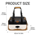 Portable Pet Carrier Tote Bag - Brown, Breathable Mesh for Cats and Small Dogs - view 3
