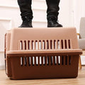 Portable Pet Travel Carrier, 50 x 31 x 30 cm - Dark Blue and White - view 4