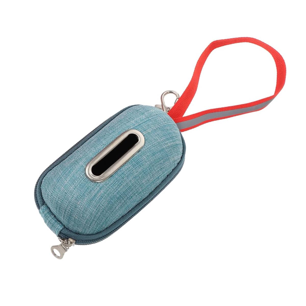 Portable Pet Waste Bag Dispenser with Clip, 11 x 6cm - Blue