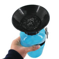 Portable Pet Water Bottle with Bowl, 500ml - Pink - view 4