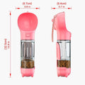 Portable Pet Water Bottle, Dog Travel Bowl and Poop Bag Dispenser - Green - view 4