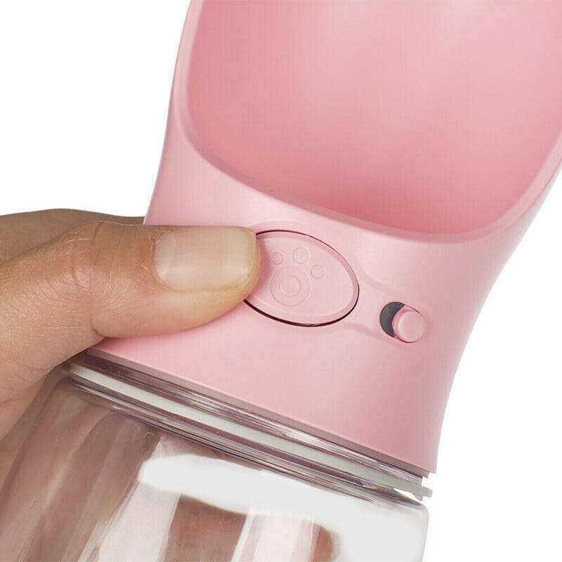 Portable Pet Water Bottle for Dogs and Cats, 350 ml - Green - view 5