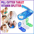 Portable Pill Cutter and Tablet Splitter Storage Box - Clear - view 2