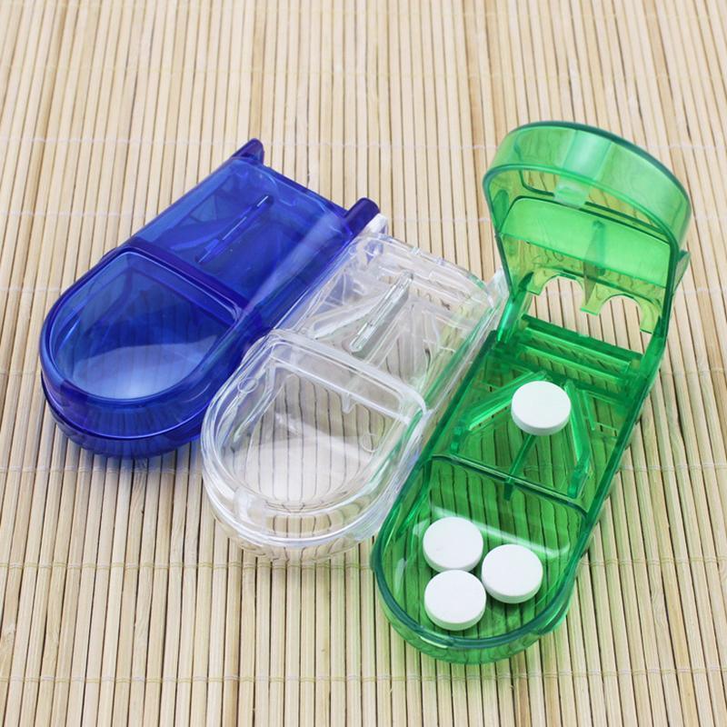Portable Pill Cutter and Tablet Splitter Storage Box - Clear - view 5