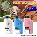 Portable Pocket Microscope with LED Light for Kids - Pink - view 2