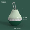 Portable Silicone Dog Water Bottle 200 mL, Leak Proof for Walks and Travel - Grey - view 4