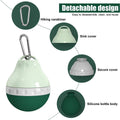 Portable Silicone Dog Water Bottle 200 mL, Leak Proof for Walks and Travel - Grey - view 5