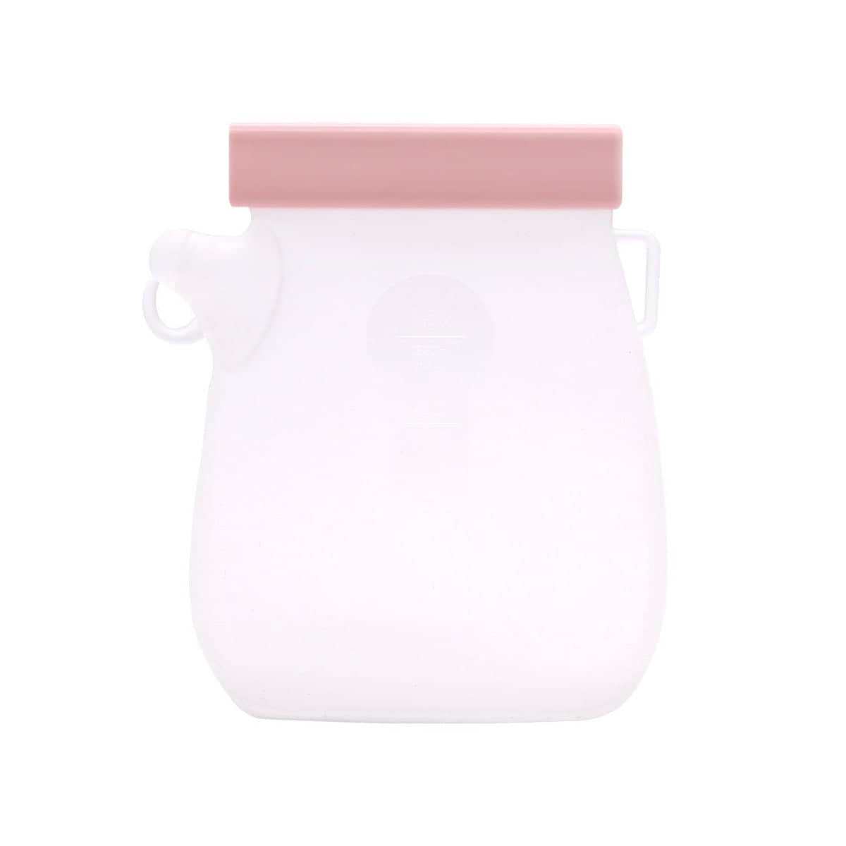 Portable Silicone Pet Water Bottle, Pink, 320ml - view 2