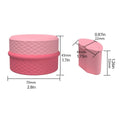Portable Silicone Travel Storage Box with 4 Compartments and Spoon - Pink - view 4