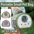 Portable Small Pet Carrier Bag with Bubble Window for Travel and Vet Visits - Pink - view 2