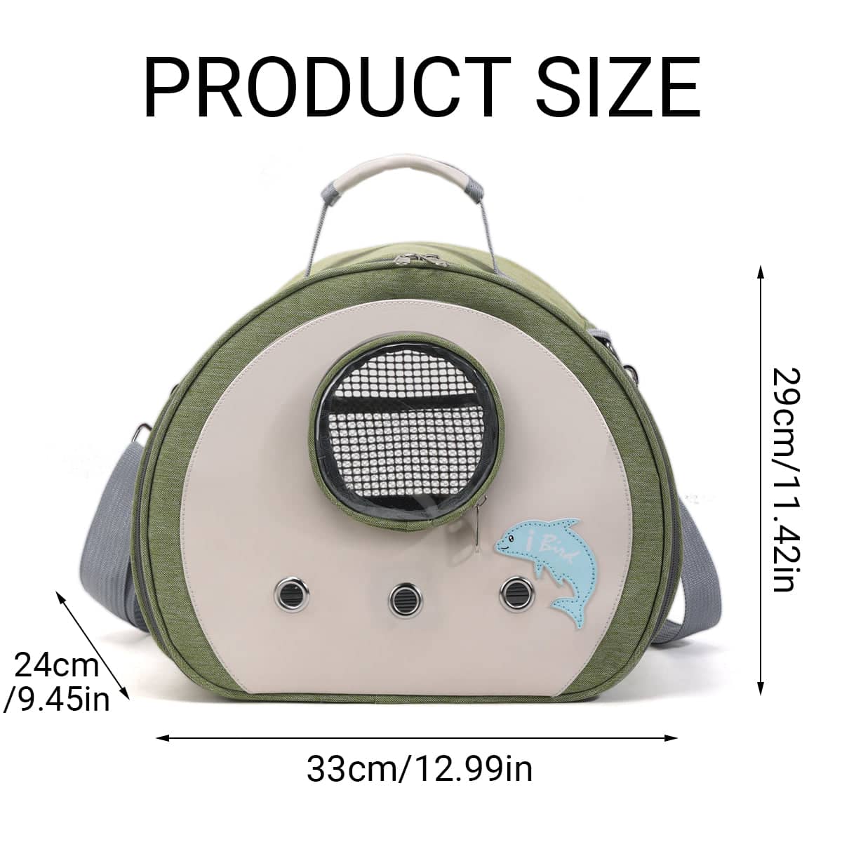 Portable Small Pet Carrier Bag with Bubble Window for Travel and Vet Visits - Pink - view 4