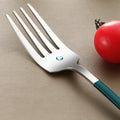 Portable Stainless Steel Cutlery Set with Chopsticks, 6 Piece - Silver and Black - view 4