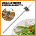 Portable Stainless Steel Scallion Cutter with 10 Circular Blades