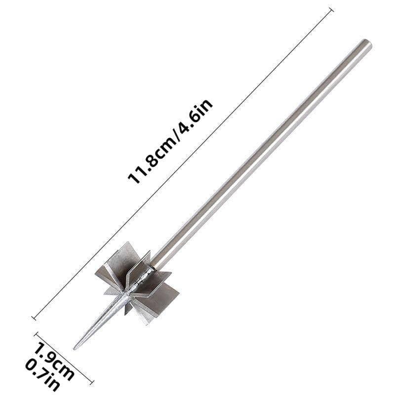 Portable Stainless Steel Scallion Cutter with 10 Circular Blades - view 3