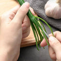 Portable Stainless Steel Scallion Cutter with 10 Circular Blades - view 4