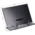 Portable Steel Book Stand with 7 Tilt Angles for Reading and Desk Use - view 3