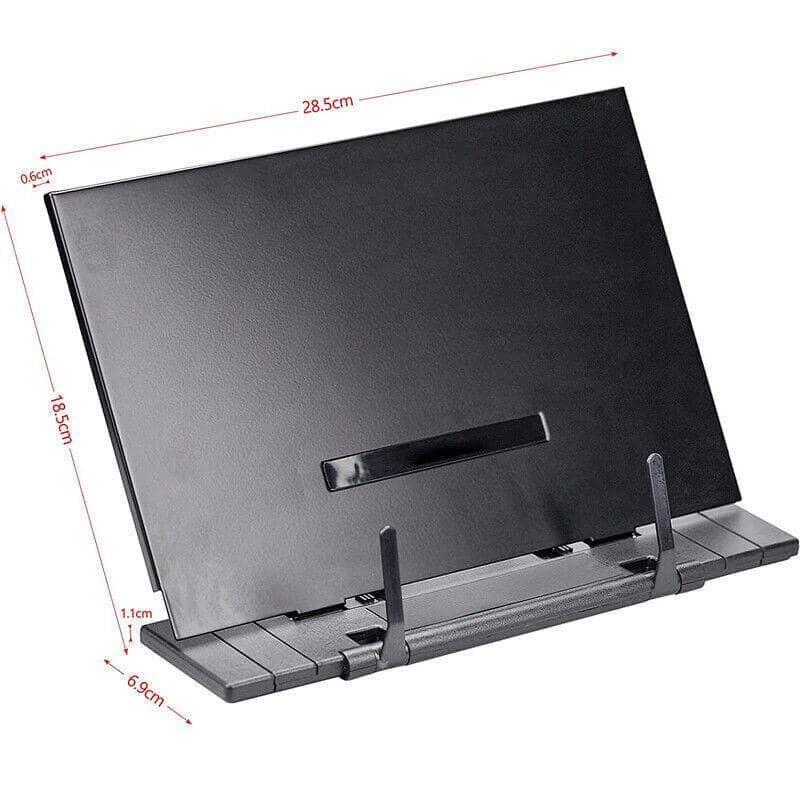 Portable Steel Book Stand with 7 Tilt Angles for Reading and Desk Use - view 3